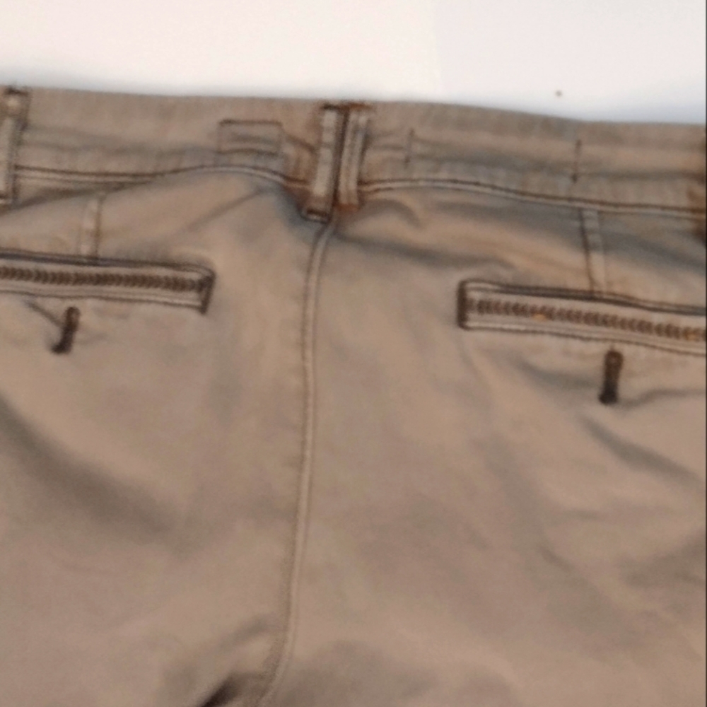 Anthropologie, Pilcro and the Letterpress, Khaki Tan Jean Shorts - Picture 2 of 6